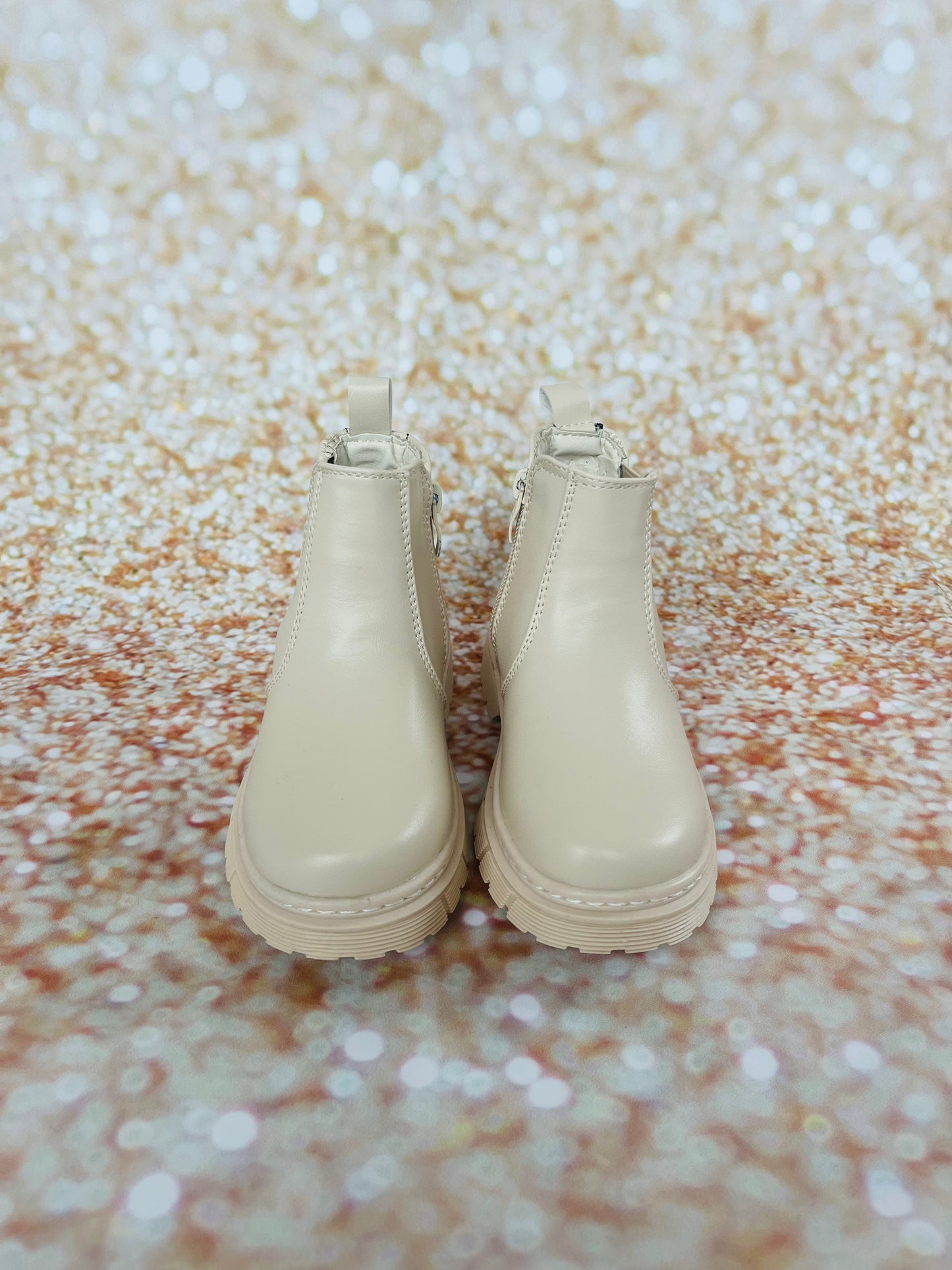 Bottines beige