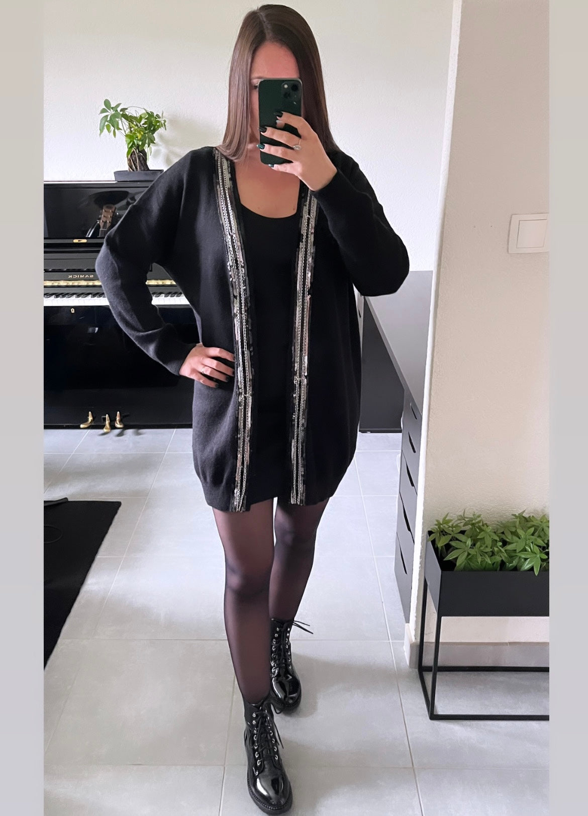 Gilet argenté