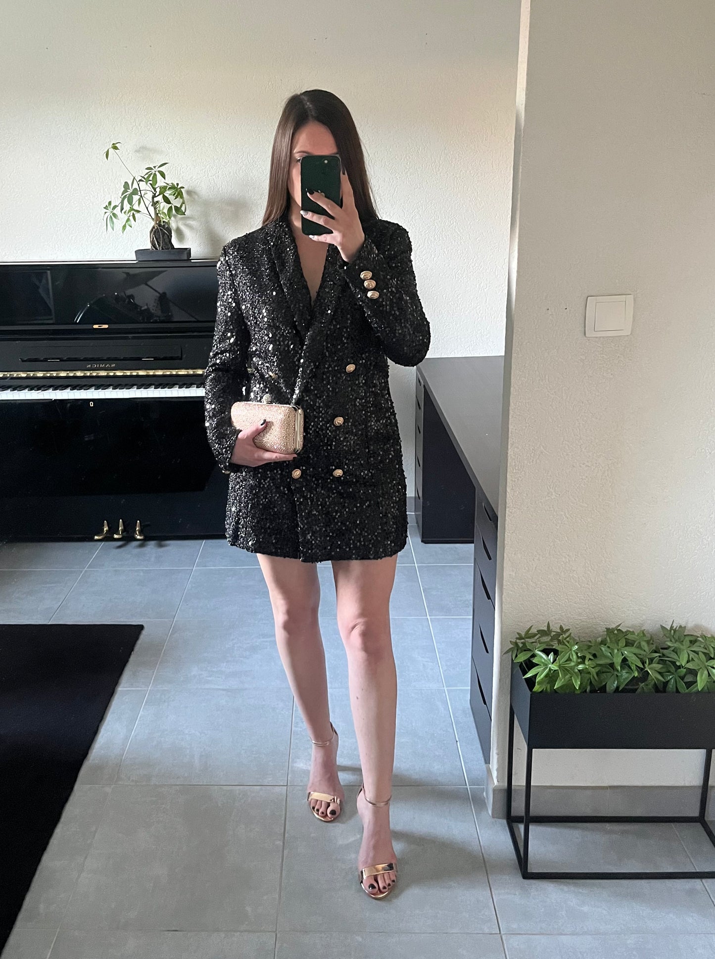 Veste sales robe noire