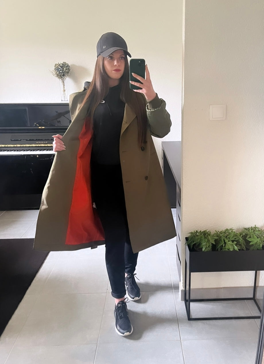 Trench kaki